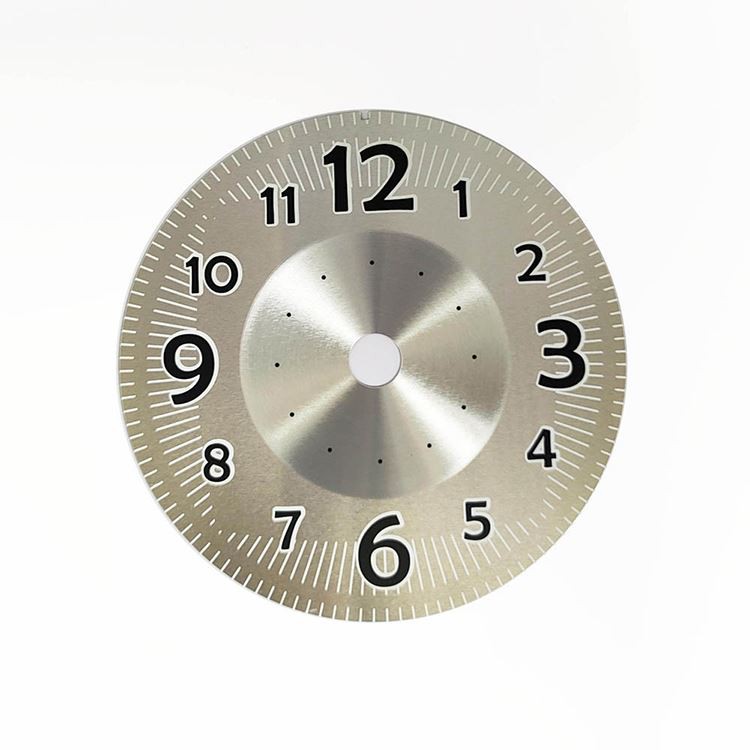 Aluminium Arabic Numerals Clock Face